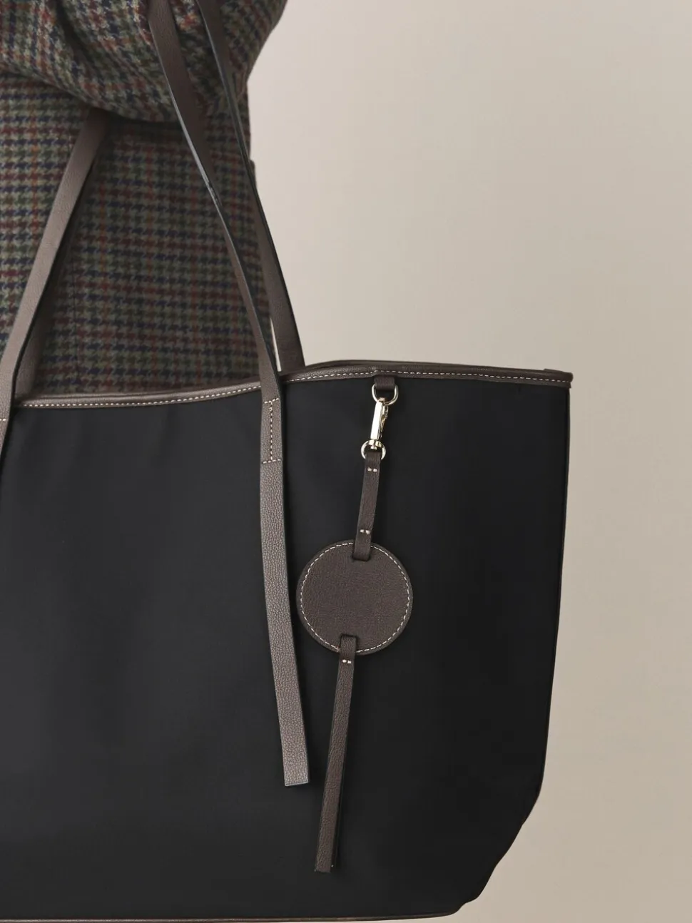 Noir - Sac épaule en nylon