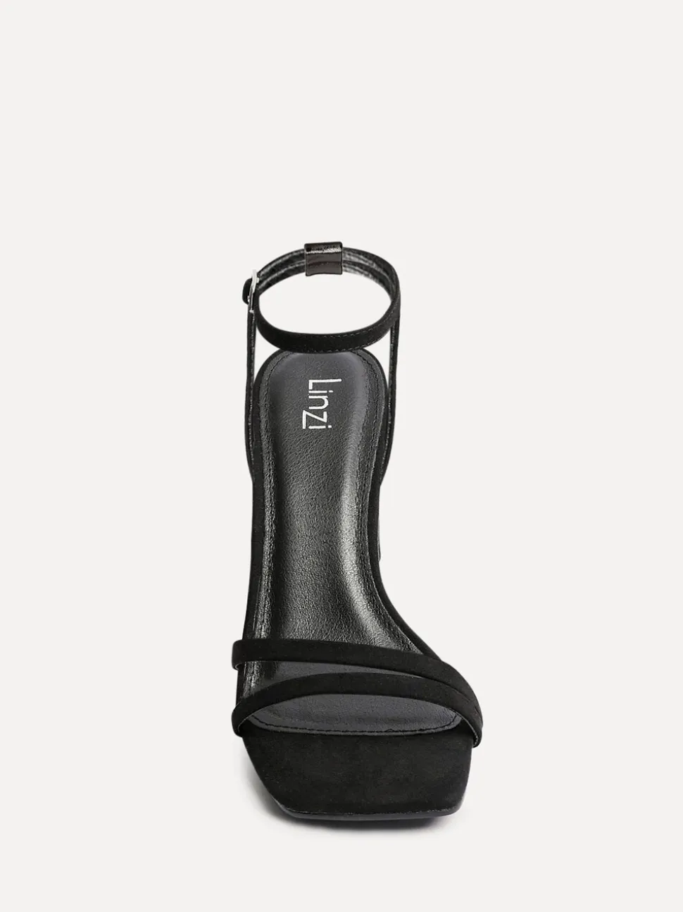 Noir - Sandales à talons carrés Linzi Gesture