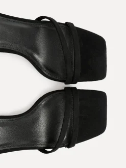 Noir - Sandales à talons carrés Linzi Gesture