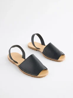 Noir - Sandales en cuir Beach