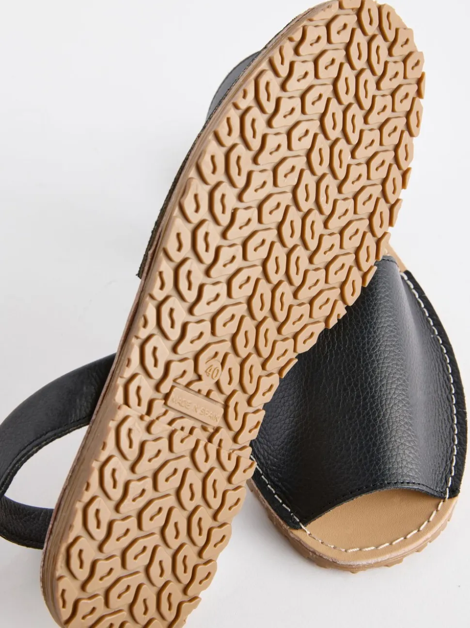 Noir - Sandales en cuir Beach