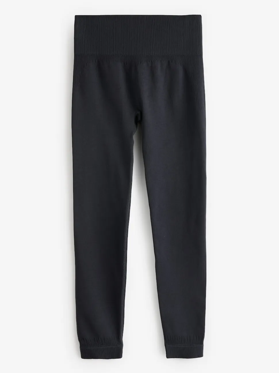 Noir - Self Leggings sans coutures à fronces