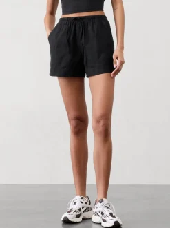 Noir - Short Athleta Paradise taille mi-haute facile