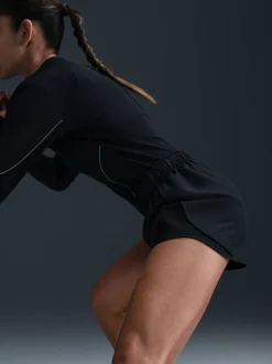 Noir - Short de running Nike Tempo Dri-FIT Mid Rise 3