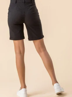 Noir - Short Roman extensible à revers