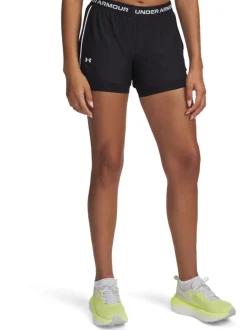 Noir - Short Under Armour Tech Play Up 2en1