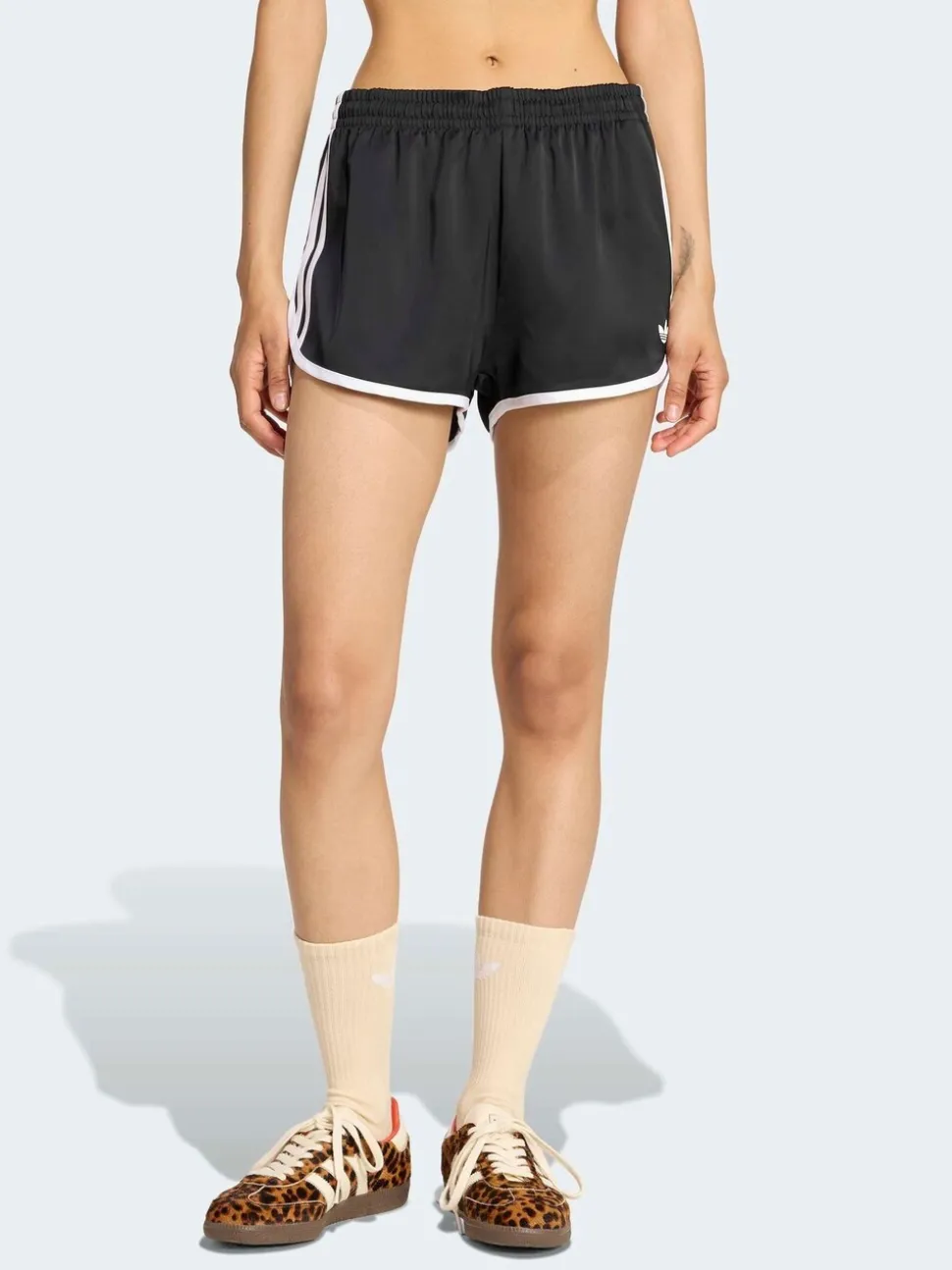 Noir - Shorts Adidas Original Sprinter à 3 rayures