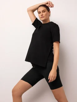 Noir - Shorts de sport de grossesse
