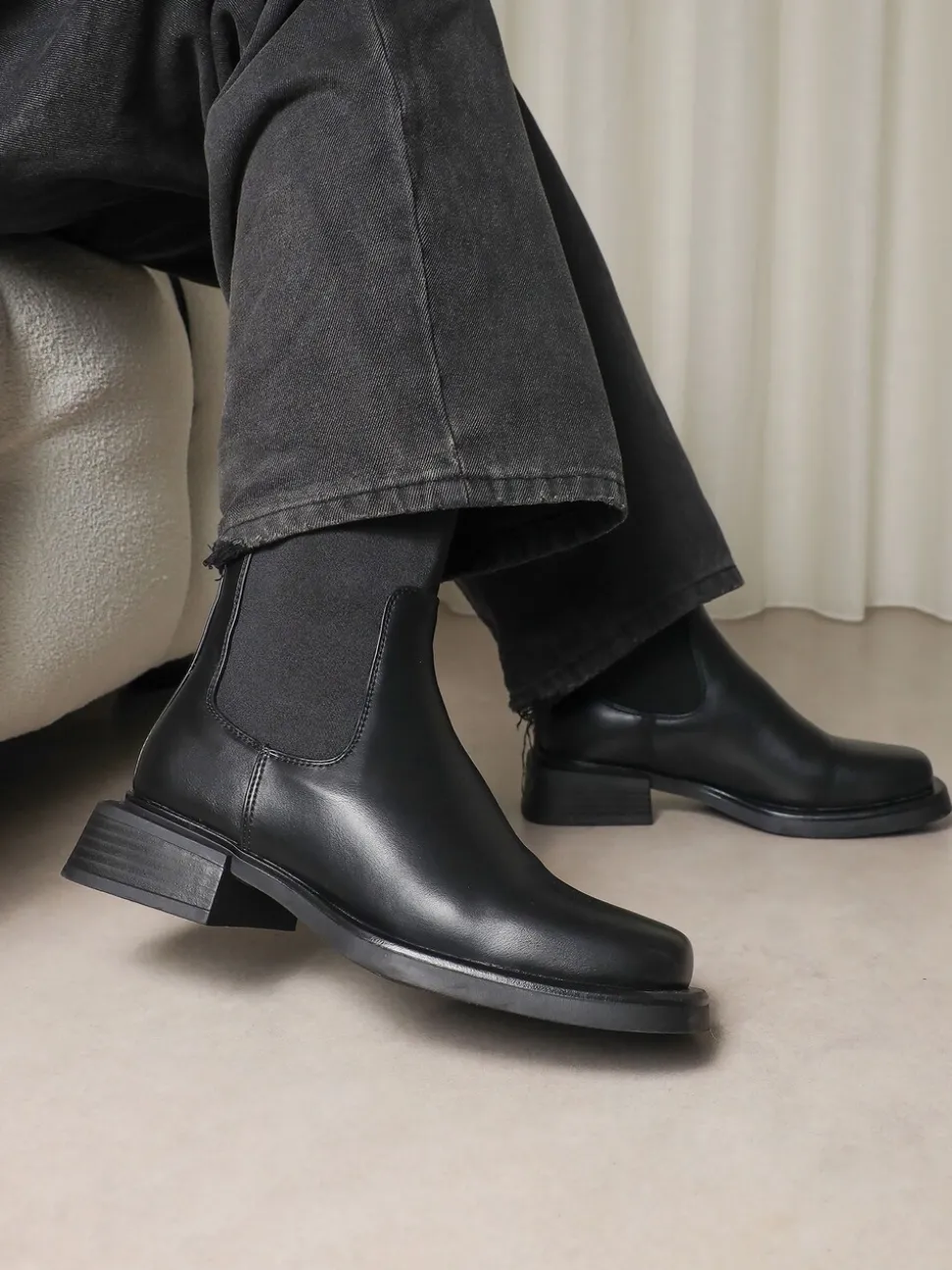 Noir - Simmi London bottines Dorres Chelsea
