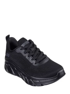 Noir - Skechers Womens Bobs B Flex Hi Flying Trainers