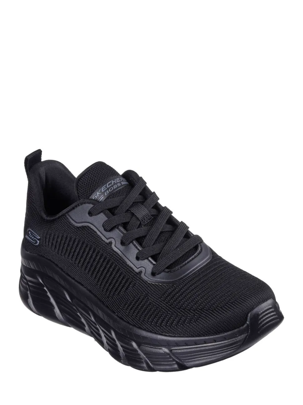 Noir - Skechers Womens Bobs B Flex Hi Flying Trainers