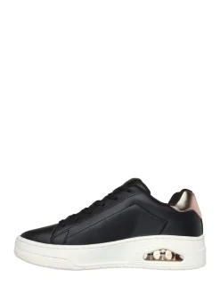 Noir - Skechers Womens UNO Court Trainers