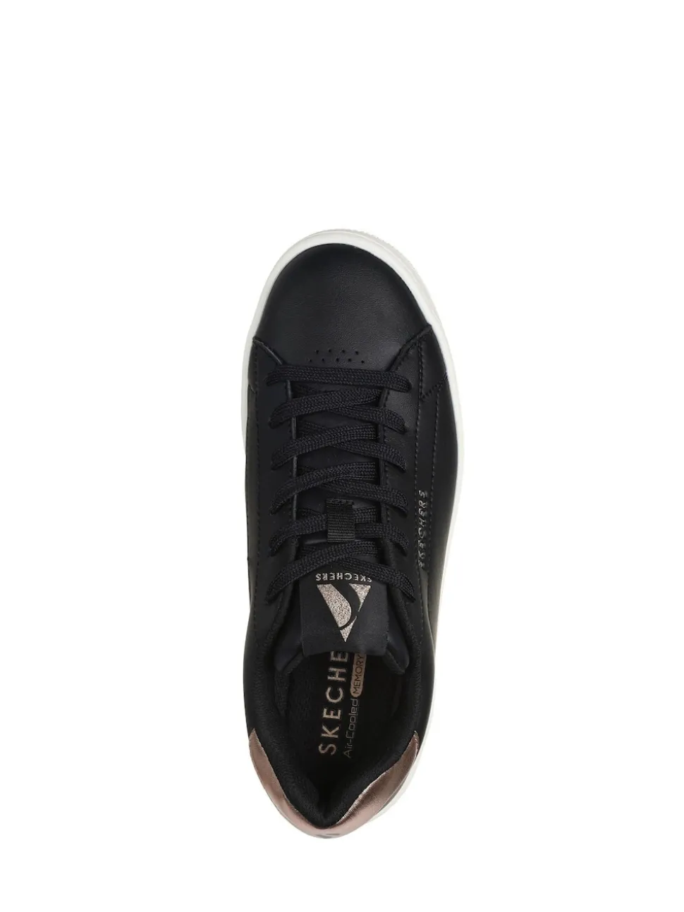 Noir - Skechers Womens UNO Court Trainers