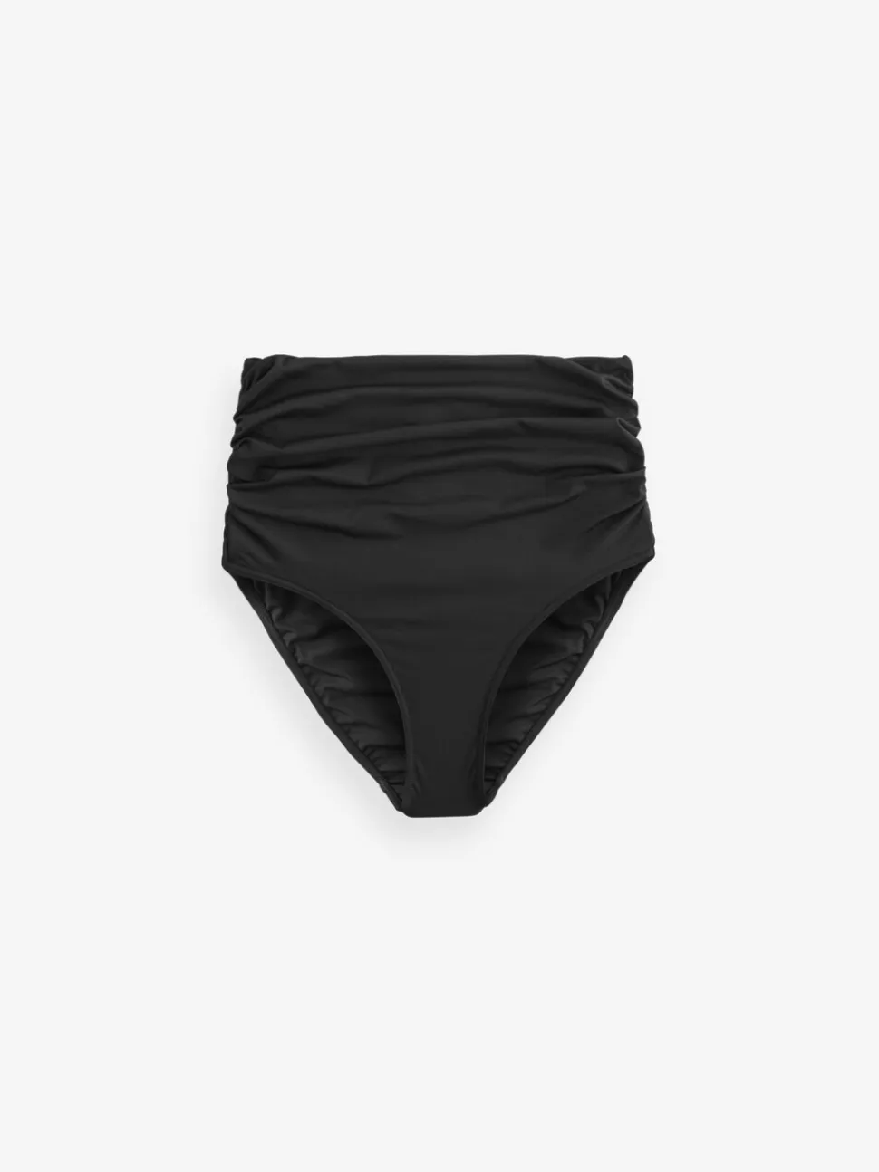 Noir - Slip de bikini taille haute maternité