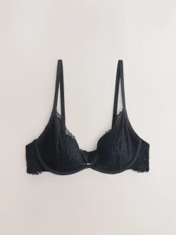 Noir - Soutien-gorge A-E en dentelle