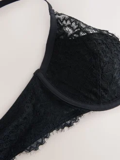 Noir - Soutien-gorge A-E en dentelle