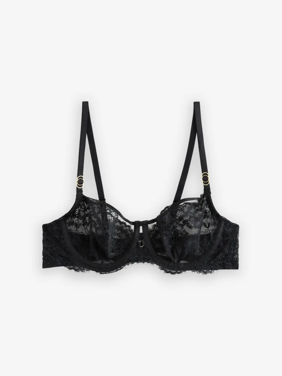 Noir - Soutien-gorge A-E en dentelle
