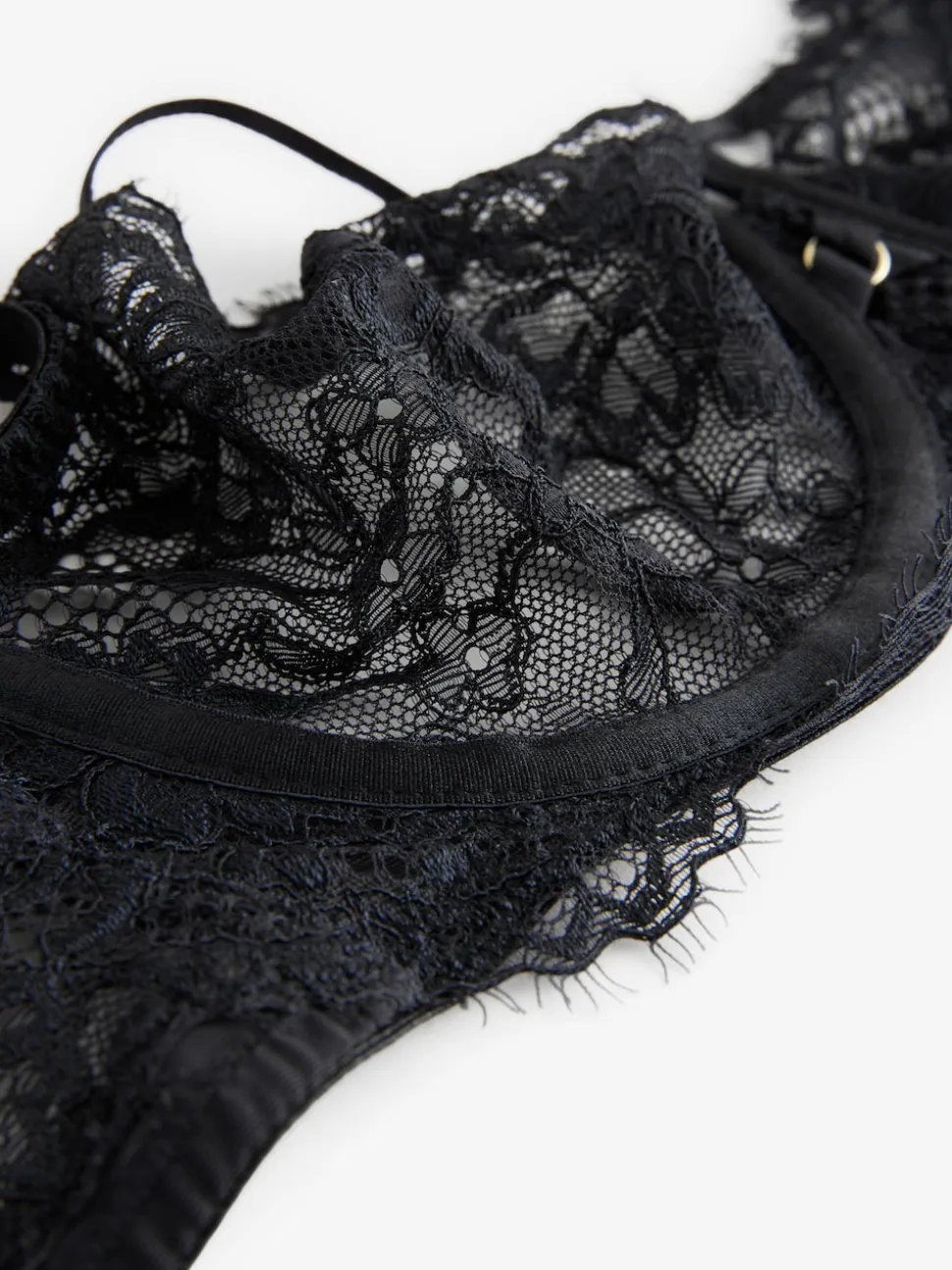 Noir - Soutien-gorge A-E en dentelle