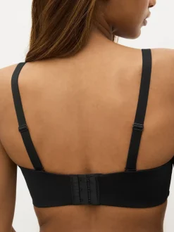 Noir - Soutien-gorge bandeau sans bretelles DD+ sans rembourrage Minimise