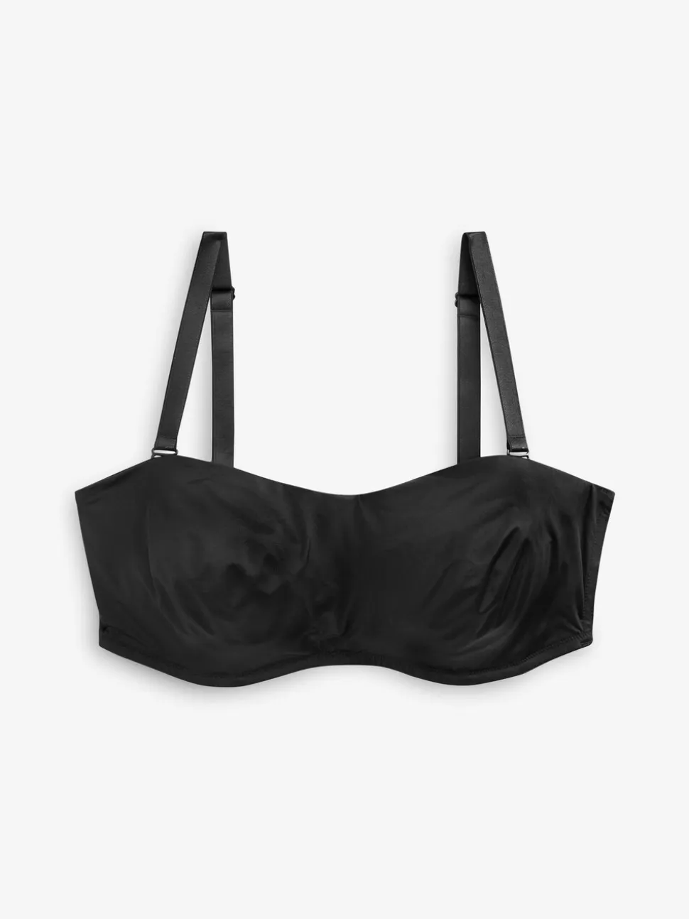 Noir - Soutien-gorge bandeau sans bretelles DD+ sans rembourrage Minimise