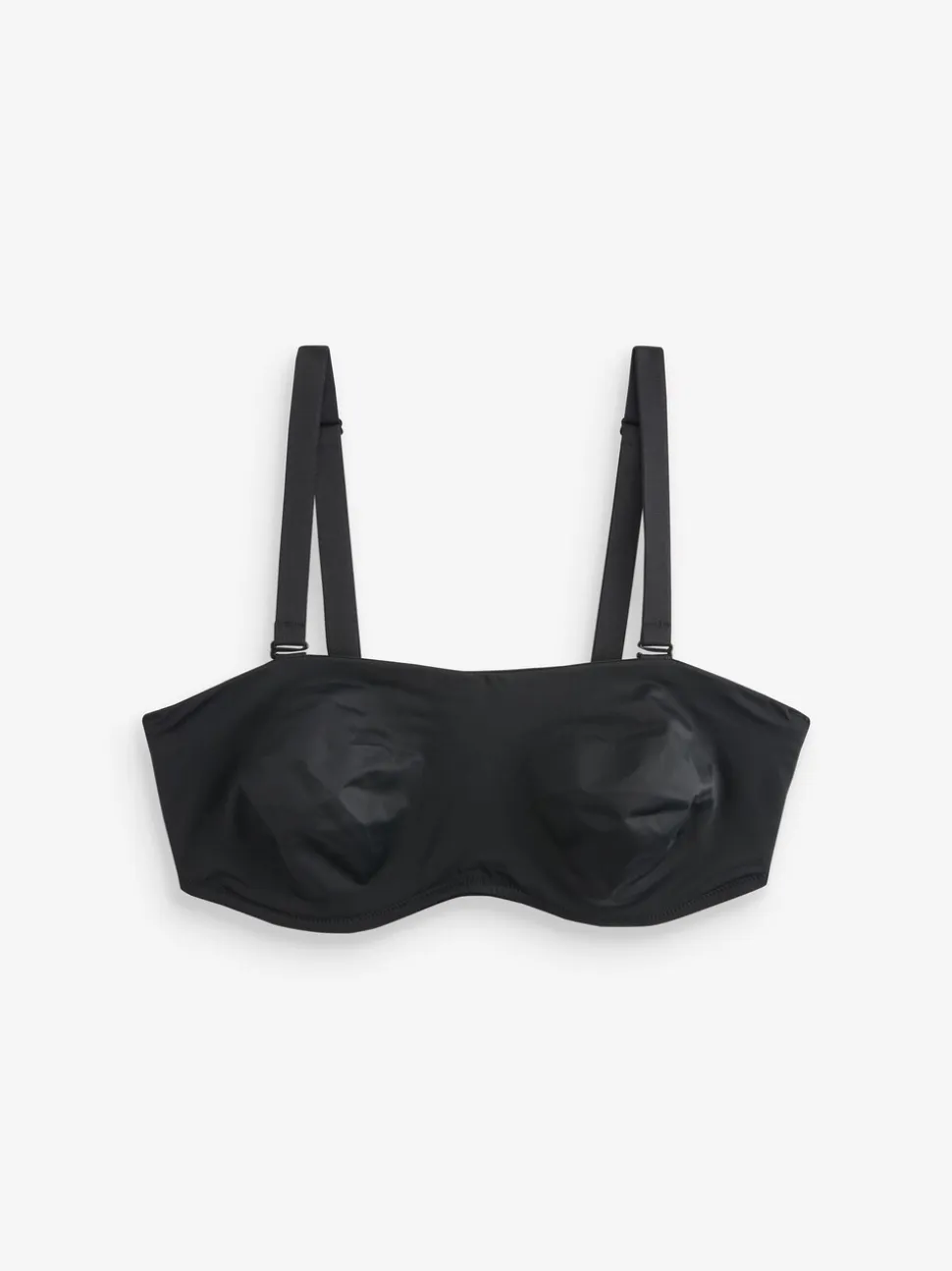 Noir - Soutien-gorge bandeau sans bretelles DD+ sans rembourrage Minimise
