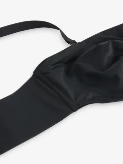 Noir - Soutien-gorge bandeau sans bretelles DD+ sans rembourrage Minimise