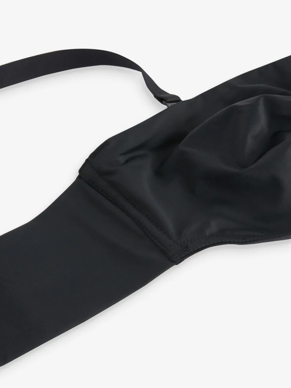 Noir - Soutien-gorge bandeau sans bretelles DD+ sans rembourrage Minimise