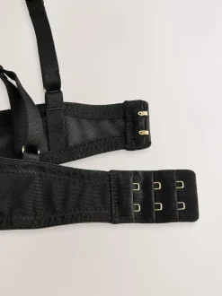 Noir - Soutien-gorge brodé haut de gamme