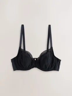 Noir - Soutien-gorge DD-H à armatures avec bonnets classiques