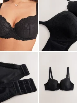 Noir - Soutien-gorge Dentelle DD+