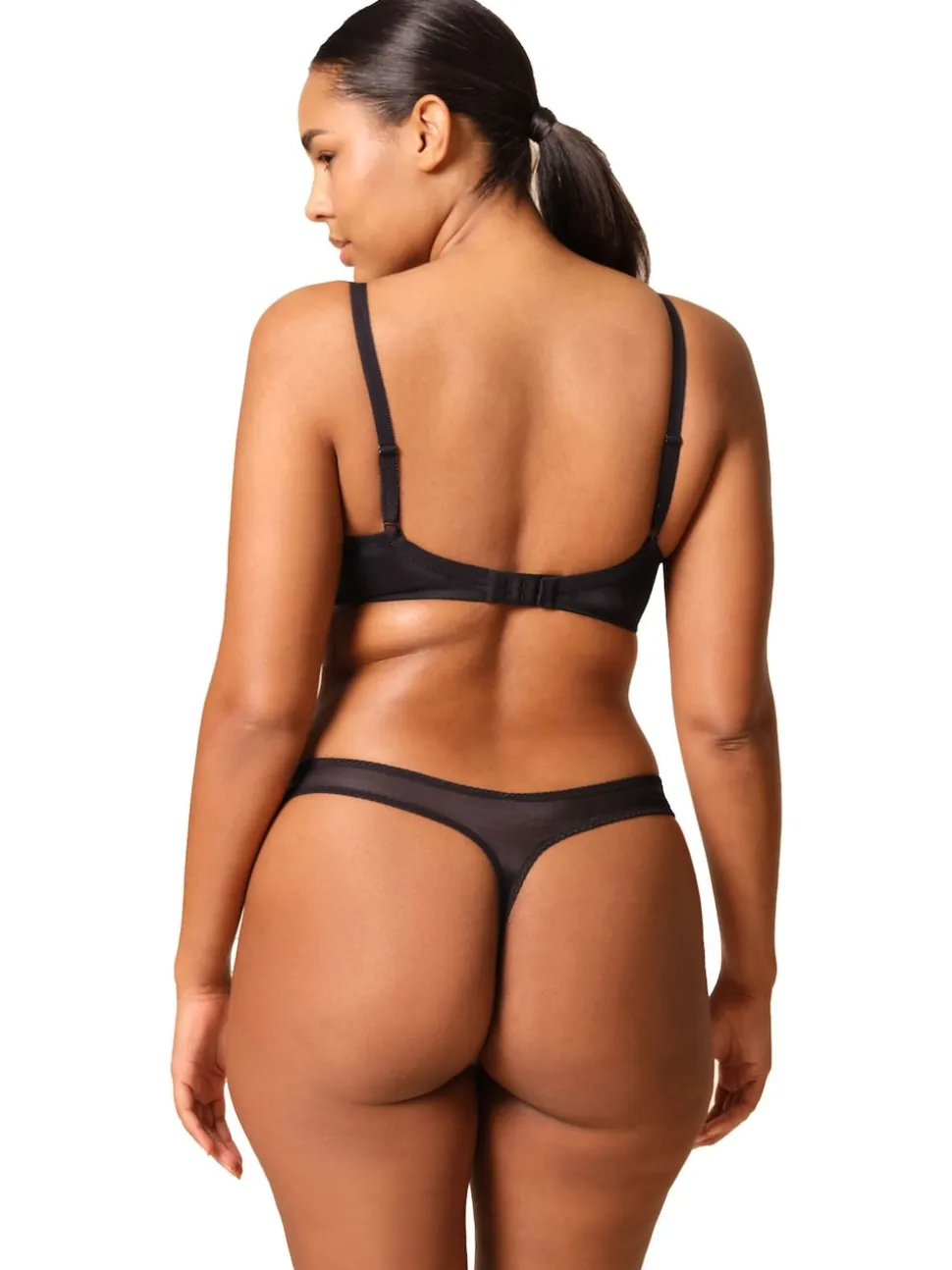 Noir - Soutien-gorge Gossard Glossies moulé de façon évasée