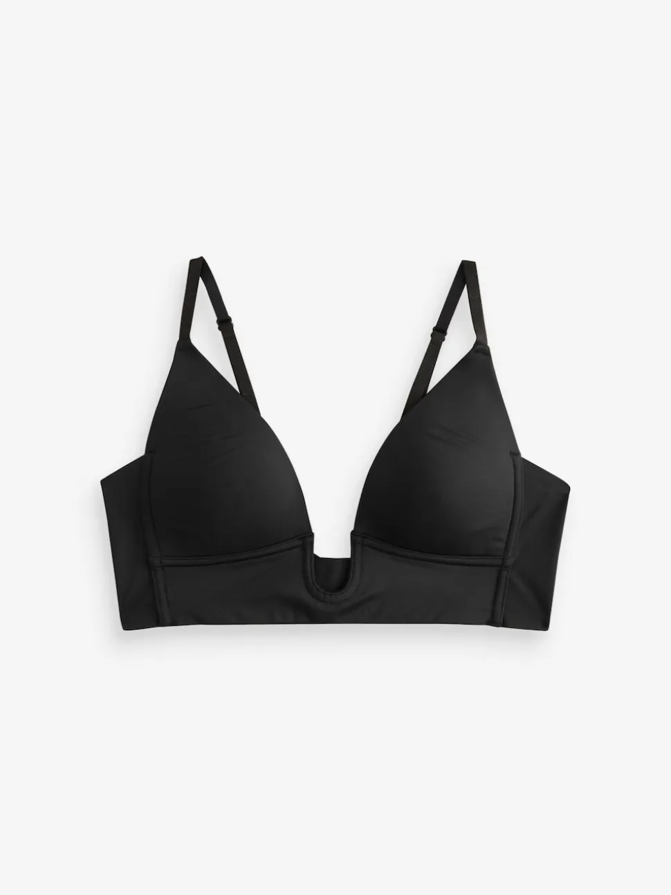 Noir - Soutien-gorge multiposition A-E à décolleté plongeant profond