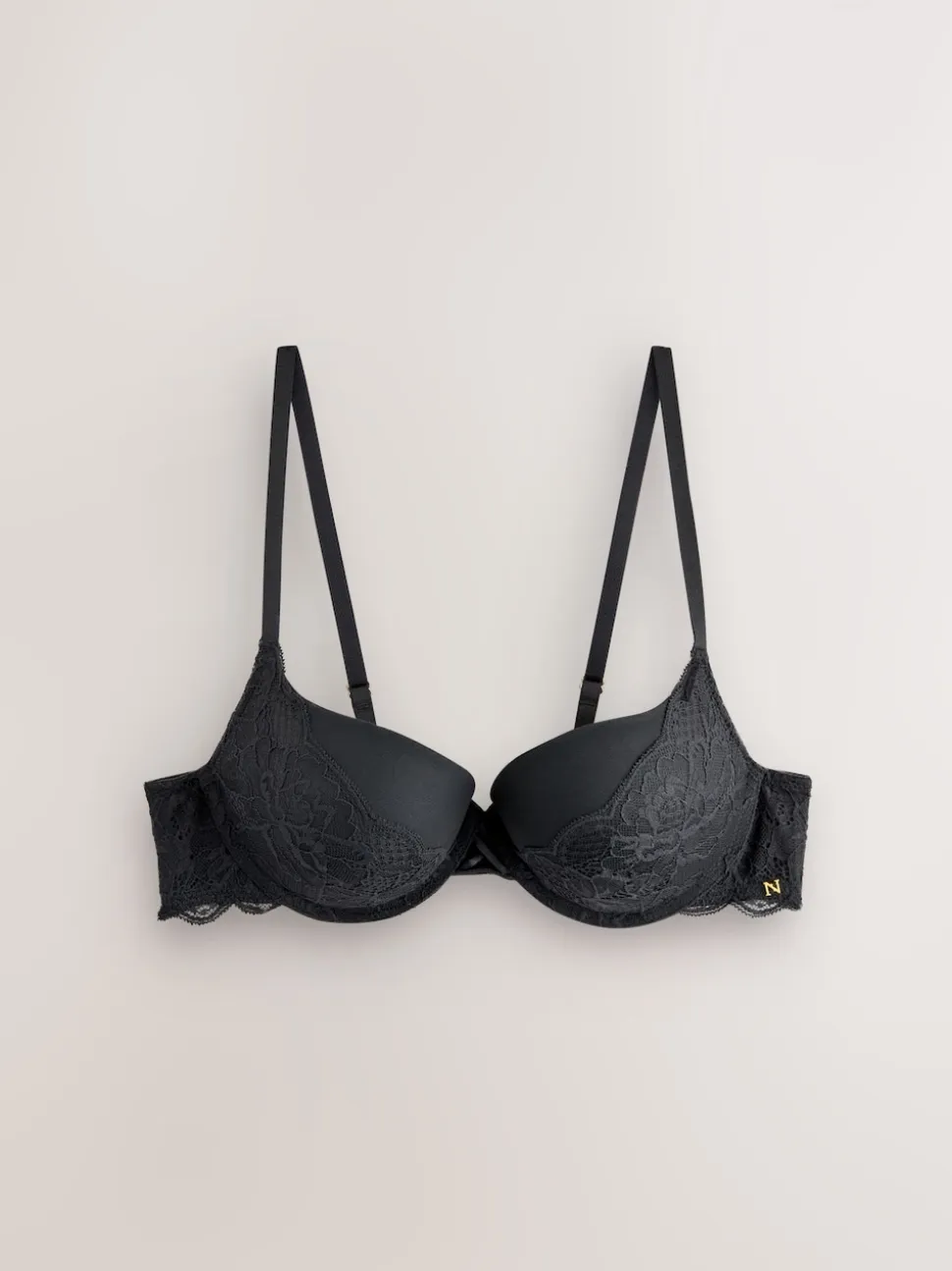 Noir - Soutien-gorge multipositions A-D Wow Triple Boost en dentelle