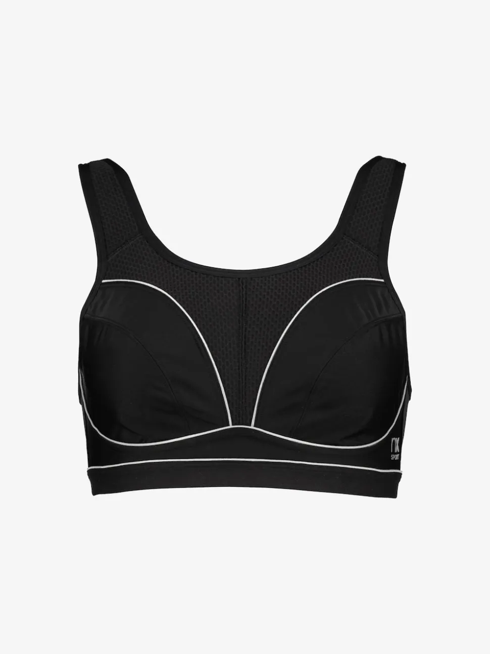 Noir - Soutien-gorge non rembourré BG Active Sports High Impact Dry Tech