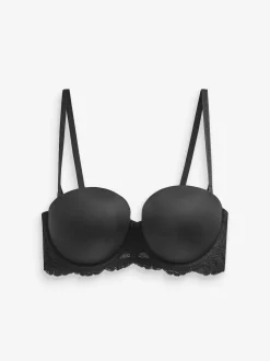 Noir - Soutien-gorge push-up push-up A-DD Triple Boost sans bretelles