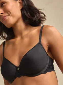 Noir - Soutien-gorge t-shirt léger respirant Premium Ultimate Comfort