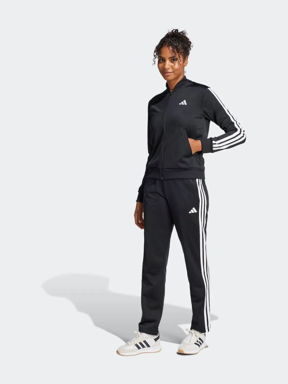 Noir - Survêtement adidas Essentials avec logo à 3 bandes