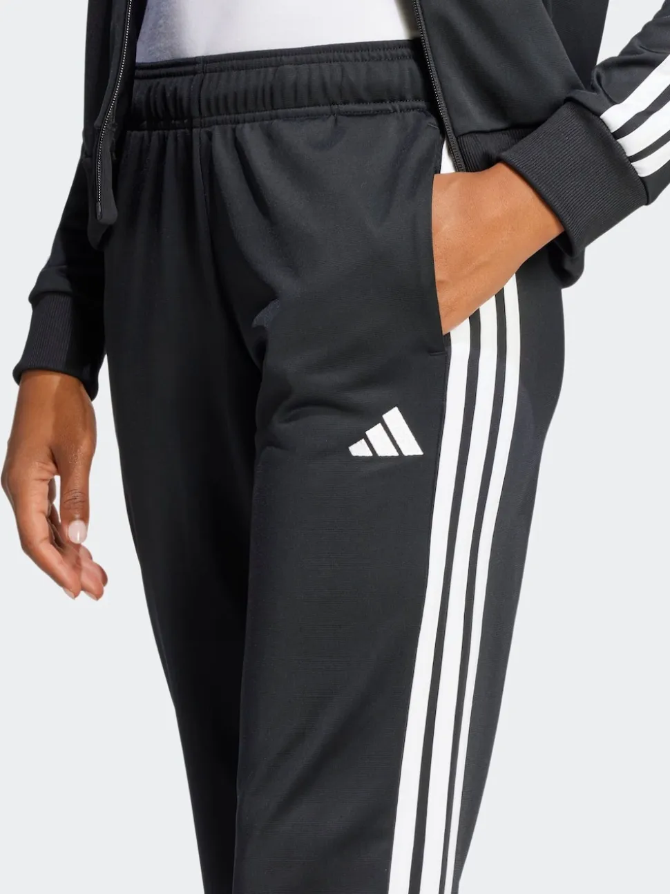 Noir - Survêtement adidas Essentials avec logo à 3 bandes