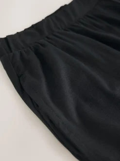 Noir - Survêtement sarouel en jersey