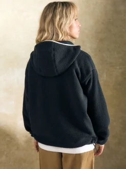 Noir - Sweat-shirt à capuche Columbia Helvetia™ II en polaire marron
