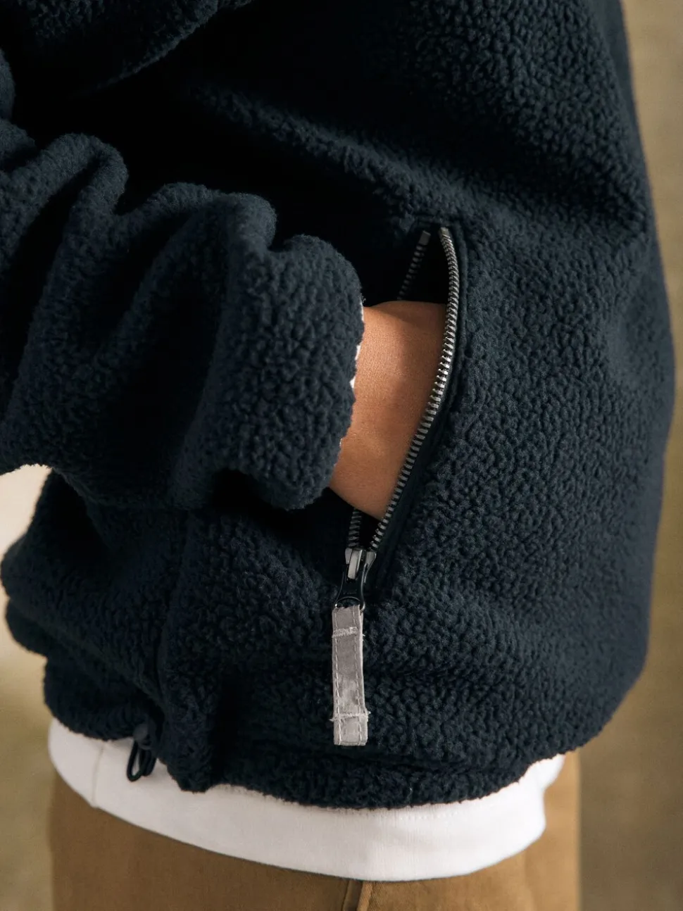 Noir - Sweat-shirt à capuche Columbia Helvetia™ II en polaire marron