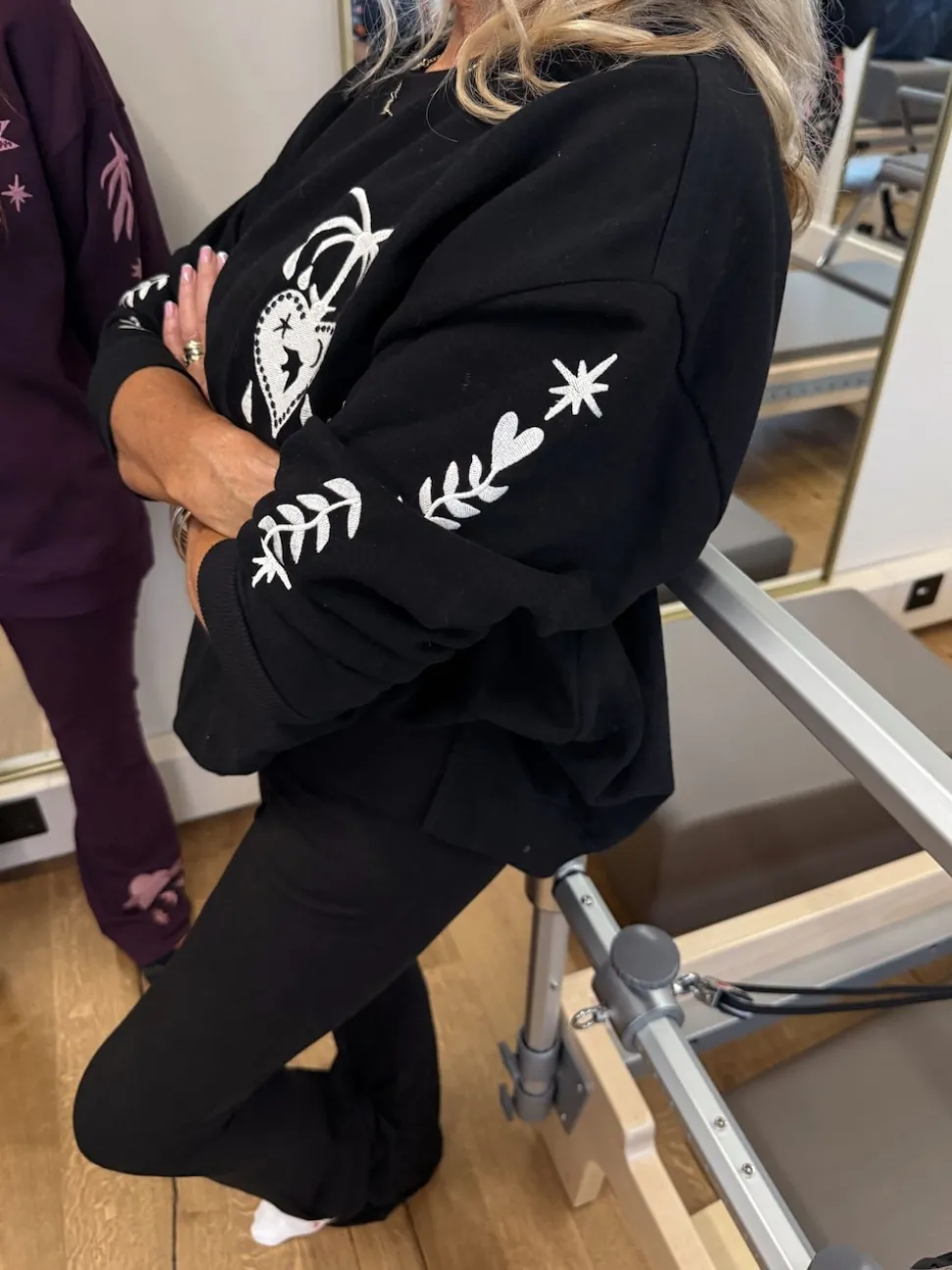 Noir - Sweat-shirt brodé Never Fully Dressed