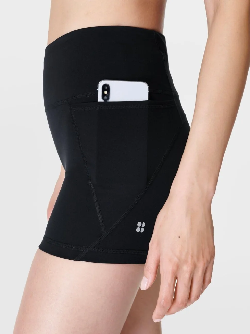 Noir - Sweaty Betty Power 4" Short motard