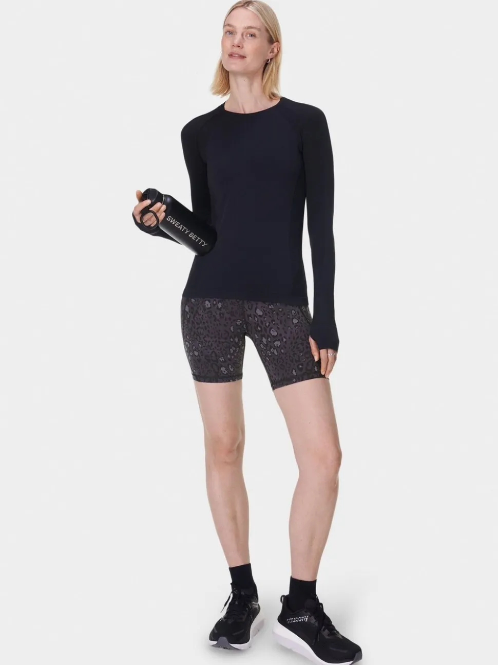 Noir - Sweaty Betty Power 6" Short motard