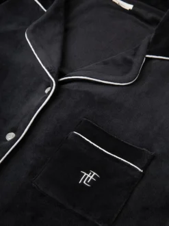Noir - The Little Tailor Pyjama de Noël en velours doux de luxe
