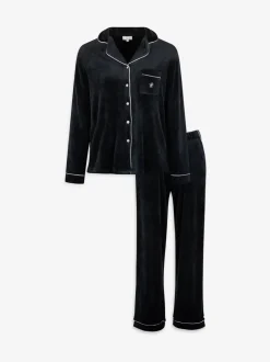 Noir - The Little Tailor Pyjama de Noël en velours doux de luxe