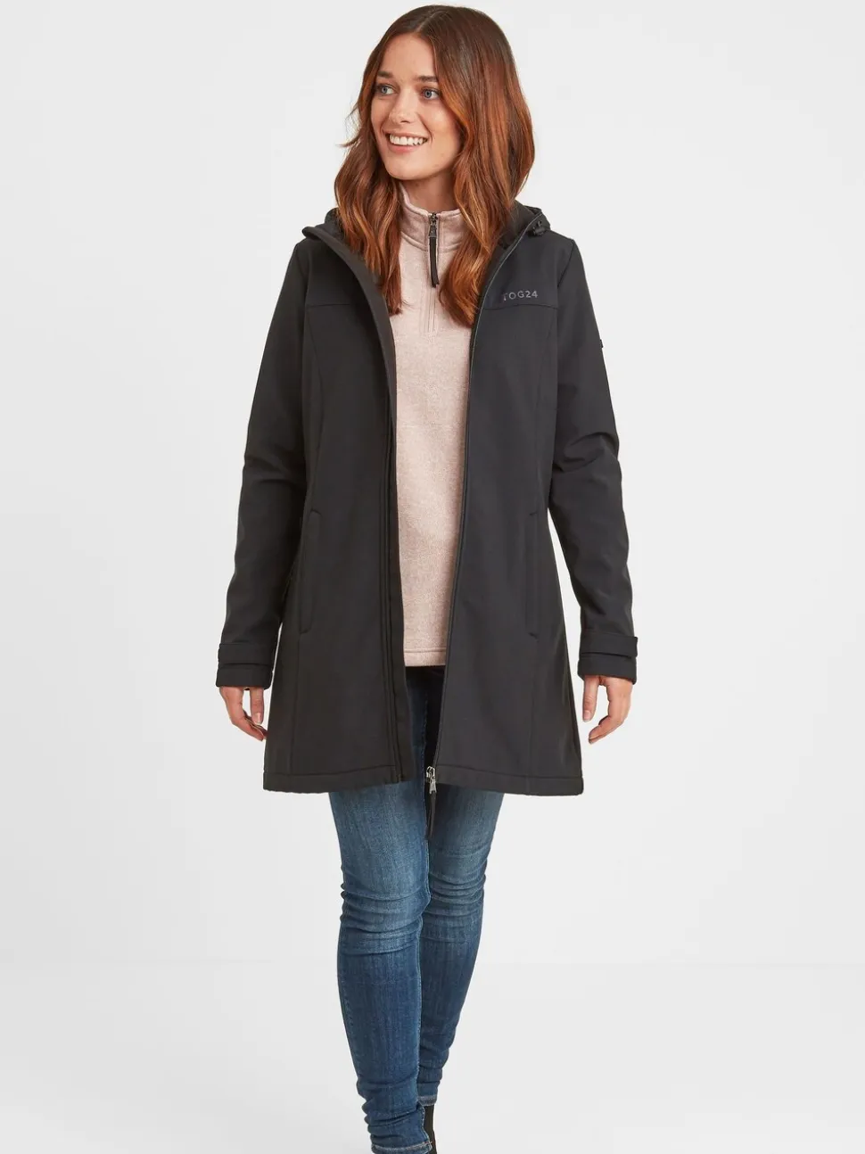 Noir - Tog 24 Keld Softshell Long Veste