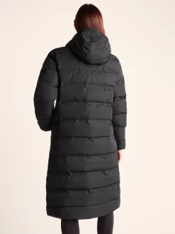 Noir - Tog 24 Womens Glaston Longline Thermal Parka À capuche Puffer Coat