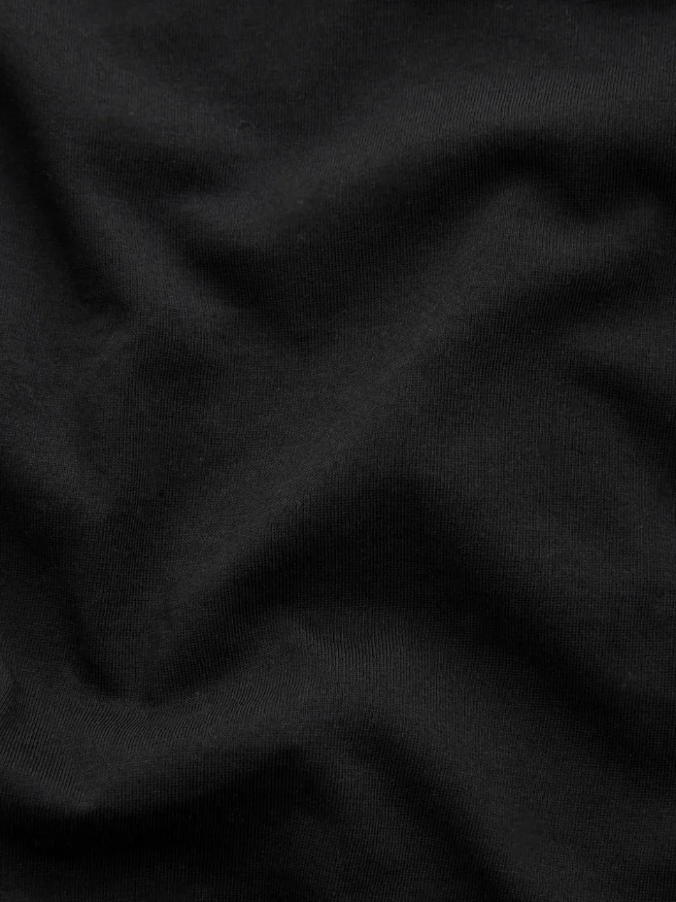 Noir - T-shirt à manches longues de cou d'équipage