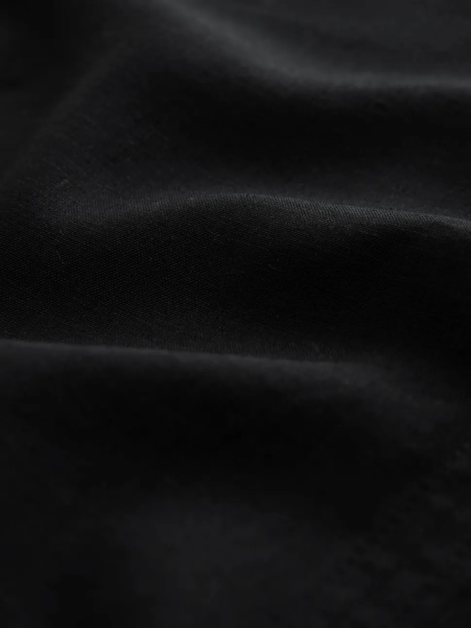 Noir - T-shirt avec lin